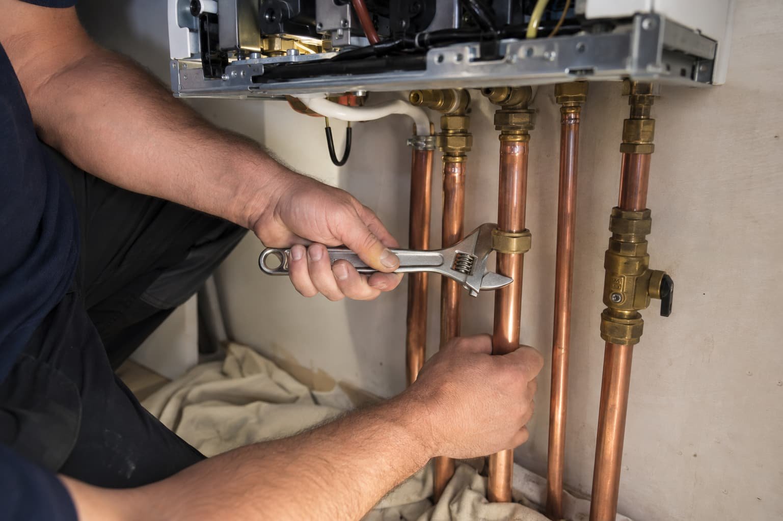 Combi boiler installation in Southampton